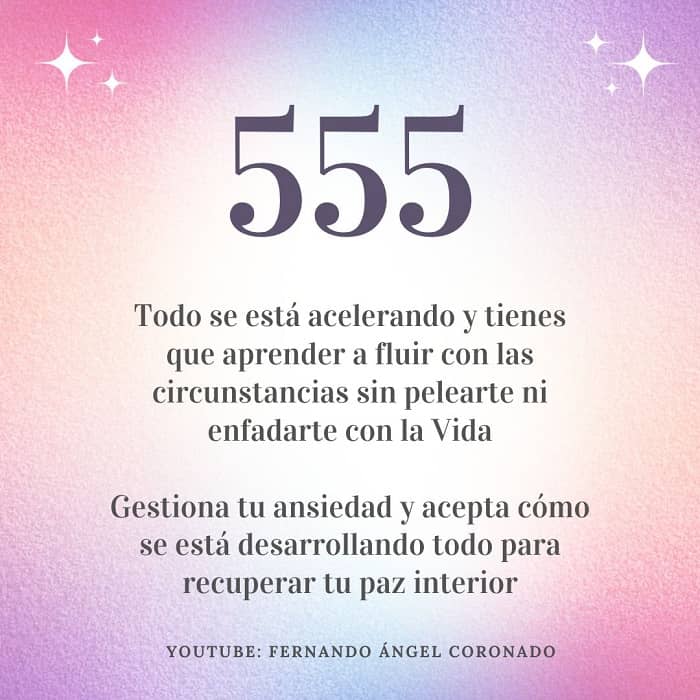 significado espiritual número 555